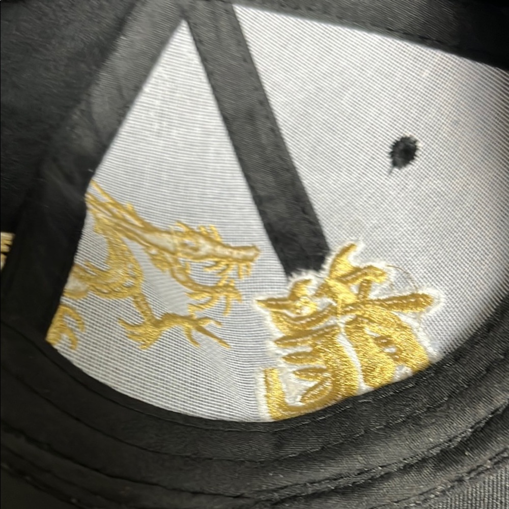 Gold Dragon Embroidery cap - Picture 12 of 13